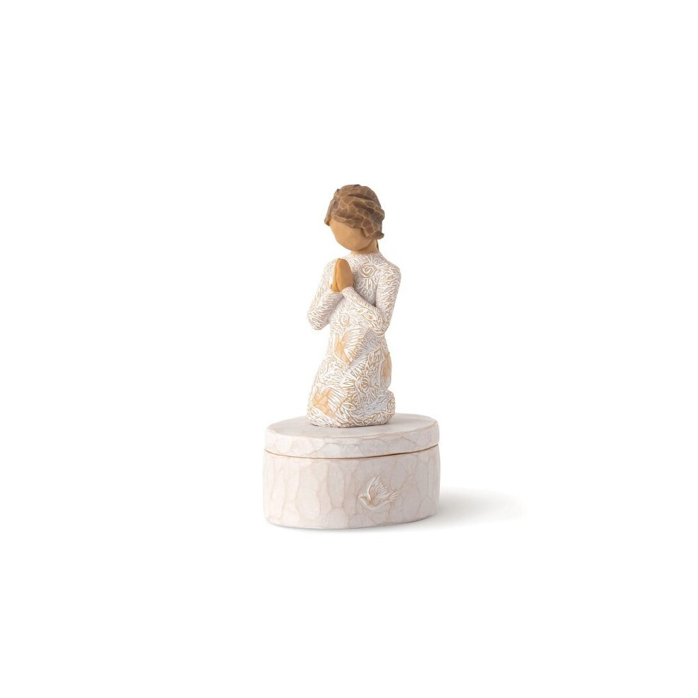 Willow Tree By Susan Lordi, From Demdaco Willow Tree Prayer Of Peace Keepsake Box 14Cm