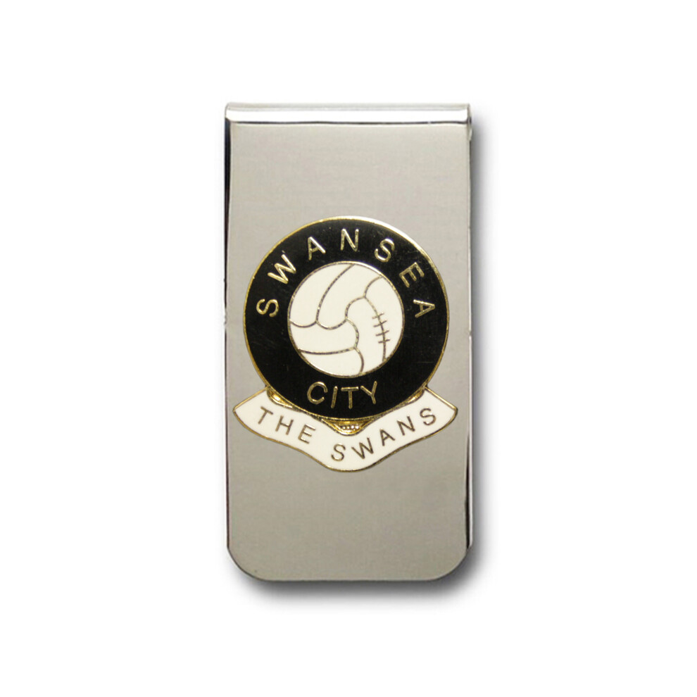 Knight Swansea City Football Club Chrome Money Clip Silver