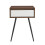 URBN Living (Dark Walnut) 45cm Fluted Bedside Sofa End Side Table + 1 Drawer 7