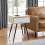 URBN Living (Solid White Birch) 45cm Fluted Bedside Sofa End Side Table + 1 Drawer 6