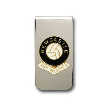 Newcastle United football club chrome money clip