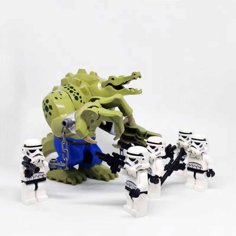 (B-Stormtrooper Killer Croc) Star Wars Large Toy Action Mini Figures Fits Lego