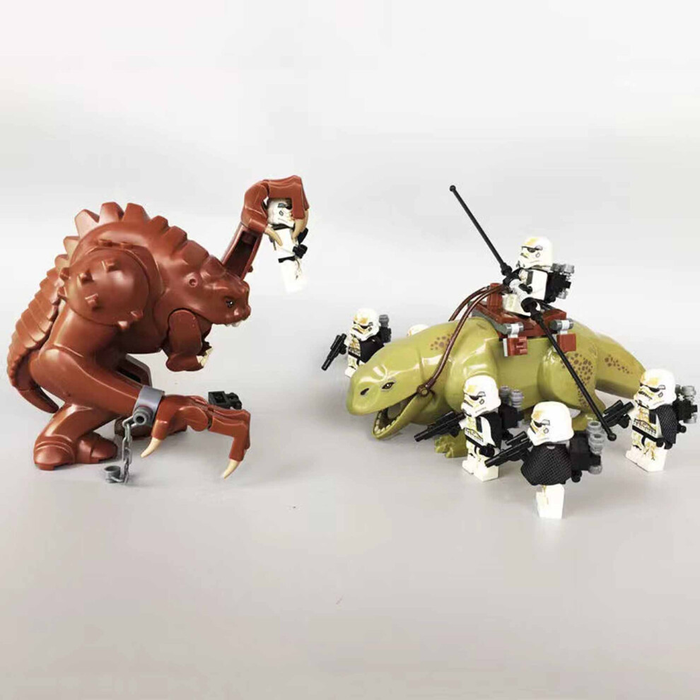 (E-Rancor Monster VS Stormtrooper Wet Back Beast) Star Wars Large Toy Action Mini Figures Fits Lego