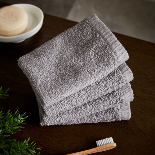 Catherine Lansfield (Grey) Catherine Lansfield Quick Dry 100% Cotton Face Cloth