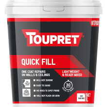 Toupret Quick Fill (Interior) 1 litre, Neutrel, Ready Mixed One coat