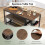 Costway 3 PCS Kitchen Dining Table set for 4 persons W/ 2 Dining Benches 5