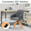 Costway 2Pcs Swivel Accent Ergonomic Modern Armchairs Writing Desk Chairs 5