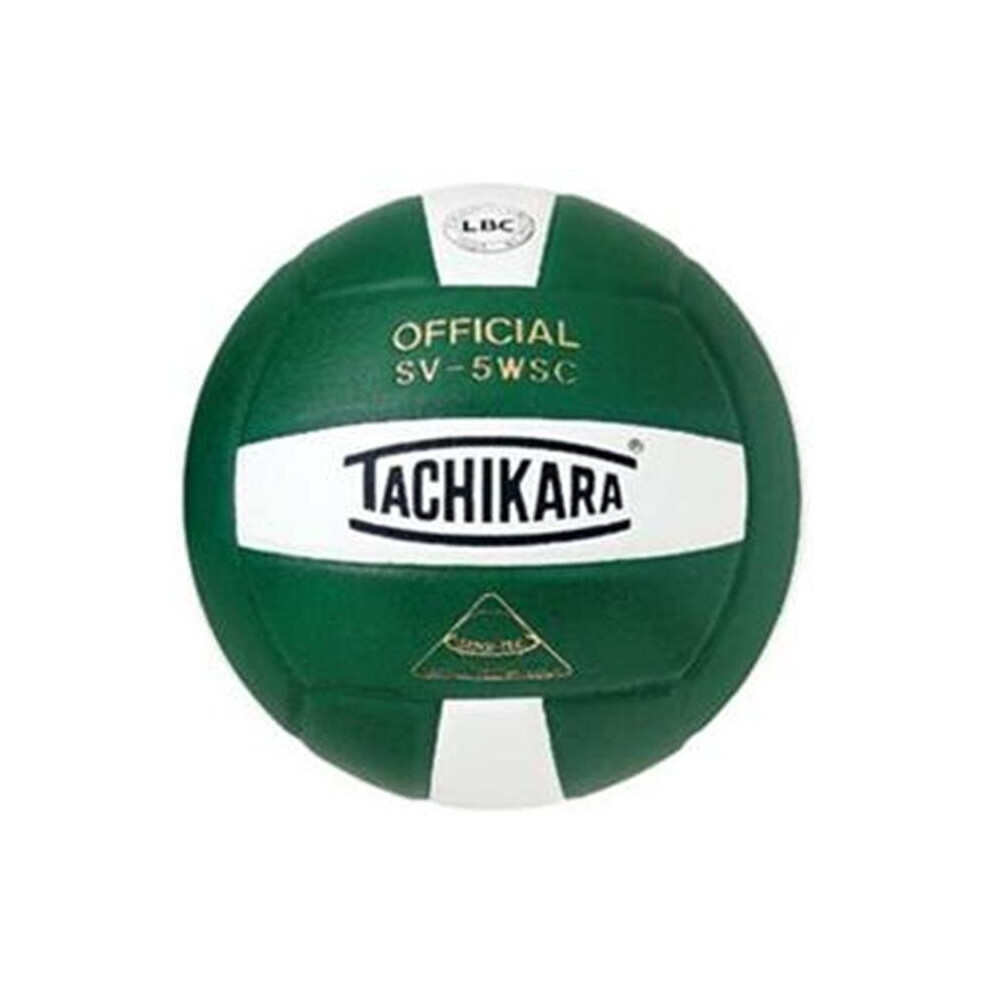 Tachikara  Sensi-Tec Composite High Performance Volleyball - Dark Green-White-image-OPC-PBC2NHR-NEW