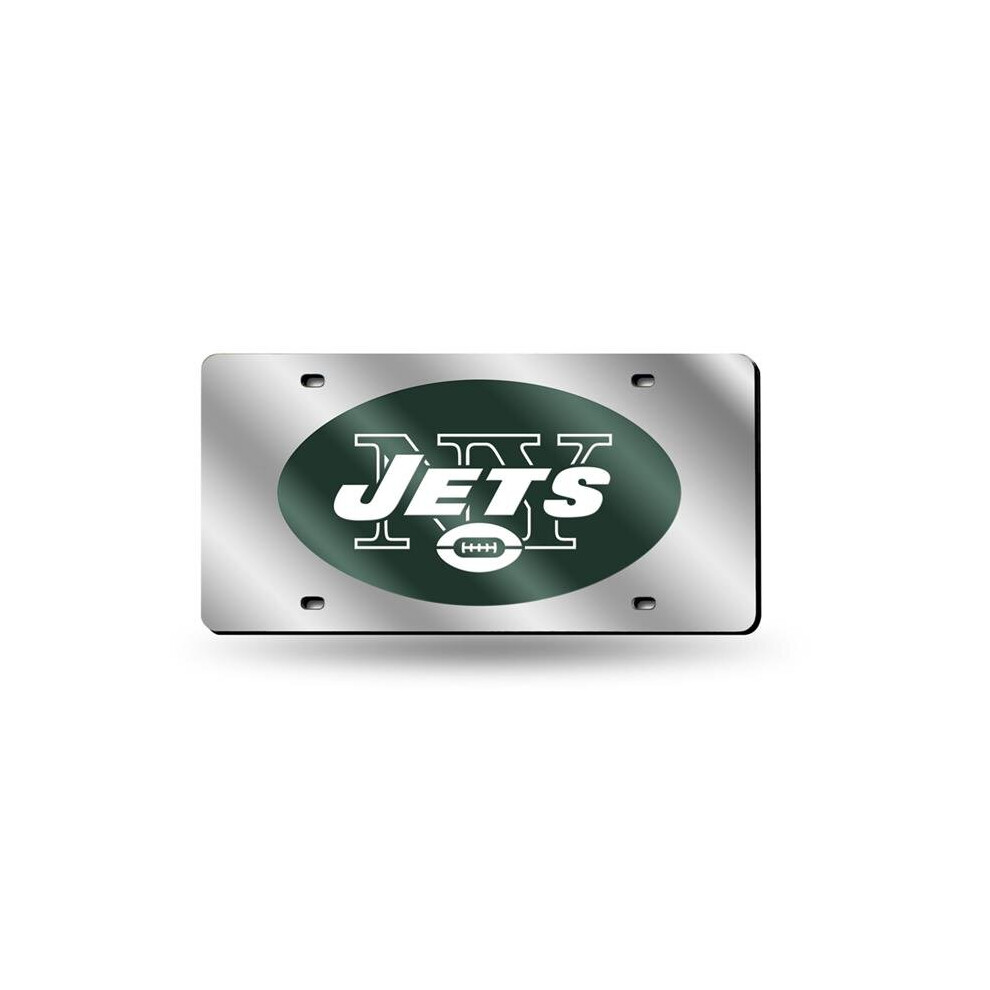 Rico Industries Ric-Lzs2201 New York Jets Nfl Laser Cut License Plate Cover 094746288518