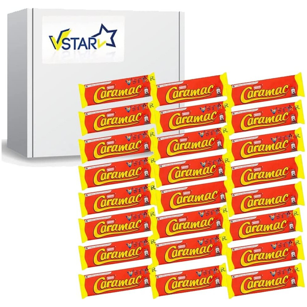 Nestle CARAMAC Caramel CHOCOCLATES BAR Original - 24 x 30g - VSTAR