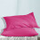 (Pink) Hotel Quality Pillowcases Pair Plain Dyed Microfiber Multi Colour Pillowcases 4