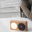 (Wood grain) Bluetooth Speaker Retro Record Player Wireless Night Light Creative Gift 4