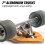 Osprey Europe Osprey Complete Twin Tip Longboard Skateboard - Eagle 5