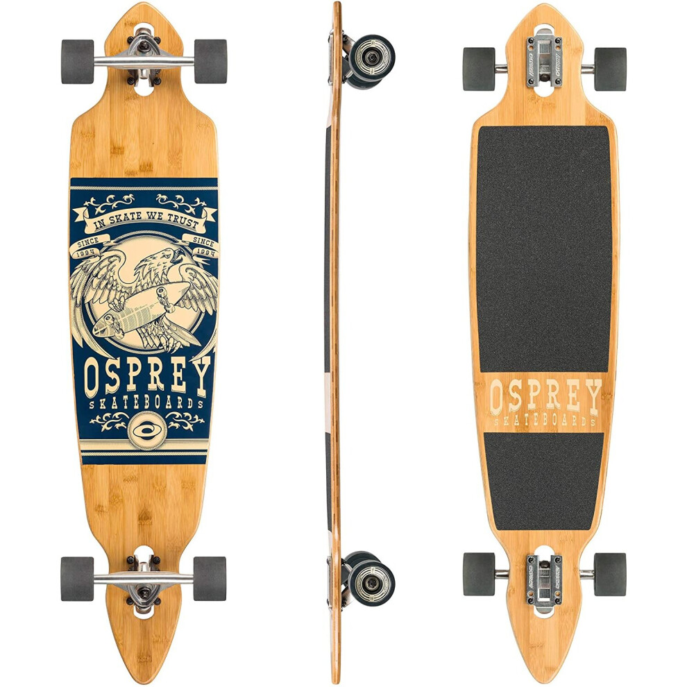 Osprey Complete Twin Tip Longboard Skateboard - Eagle