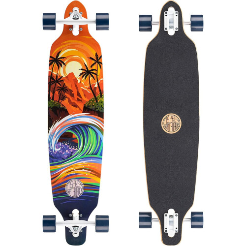 Osprey Europe Osprey Twin Tip Longboard 39 inch Canadian Maple Deck Skateboard