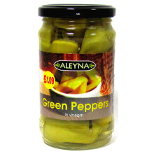 Aleyna Green Peppers 270g (pack of 6)