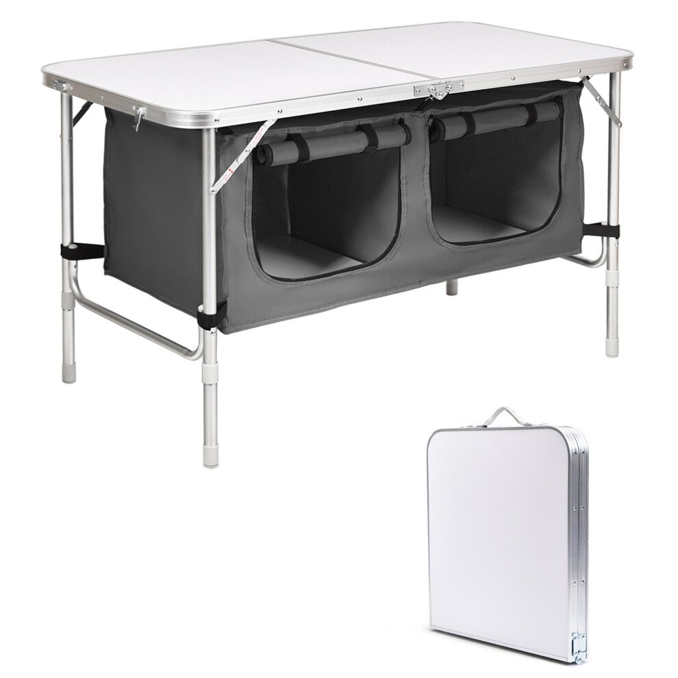 Folding Aluminum Folding Table Portable Party Camping Barbecue Table