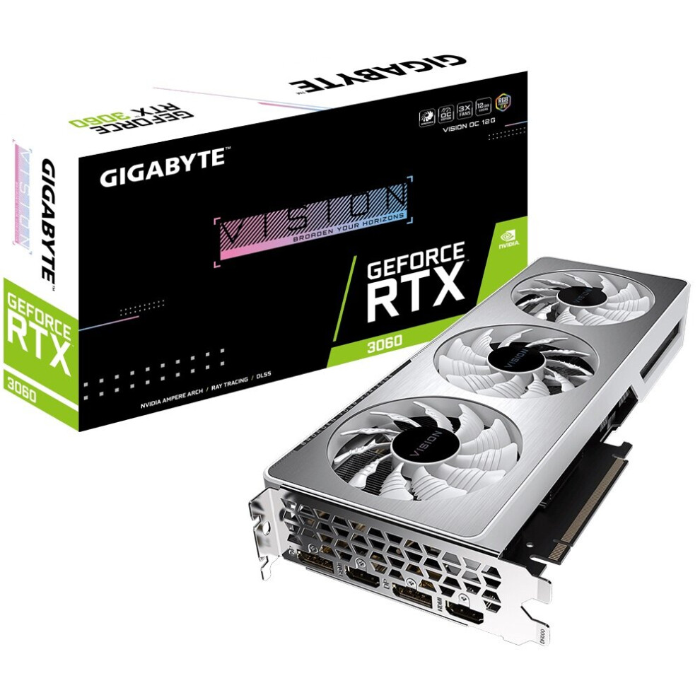 Gigabyte Geforce Rtx 3060 Vision Gv-N3060vision-Oc-12Gd Oc 12G Gddr6