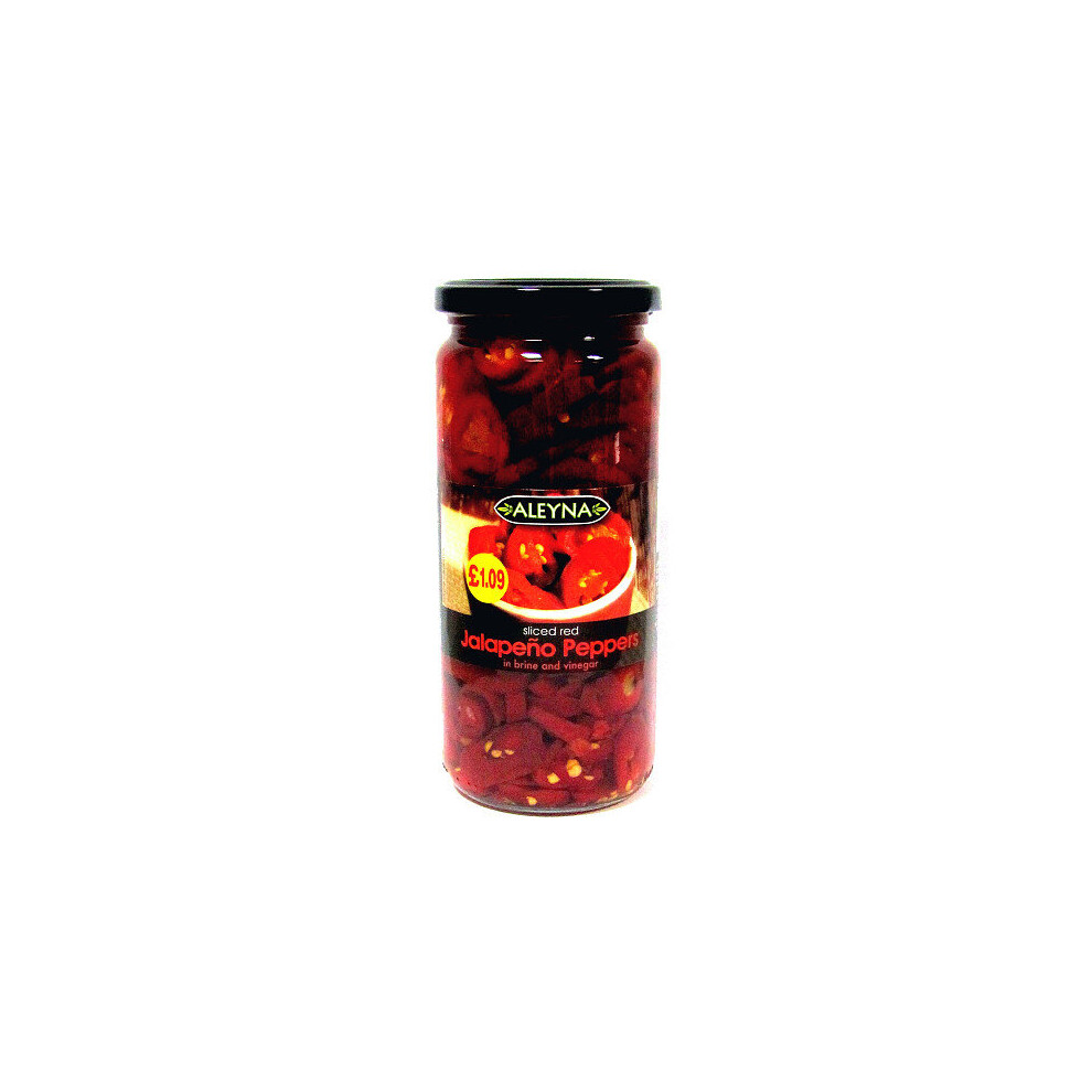 Aleyna Sliced Red Jalapeno 480g (Pack of 6)