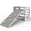 Rebo (Cube & Ramp) Rebo Montessori Pikler Style Climbing Cube 1