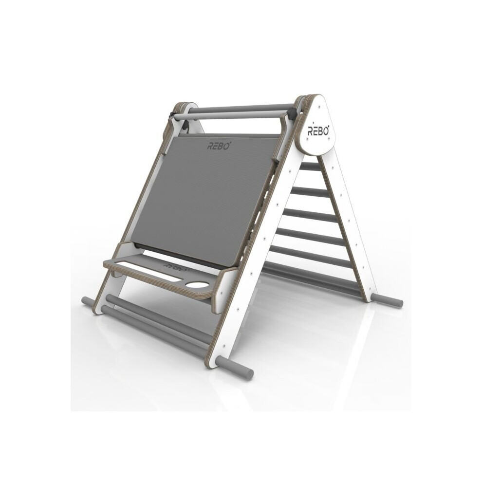 Rebo (Triangle & Drawing Board) Montessori Pikler Style Climbing Triangle