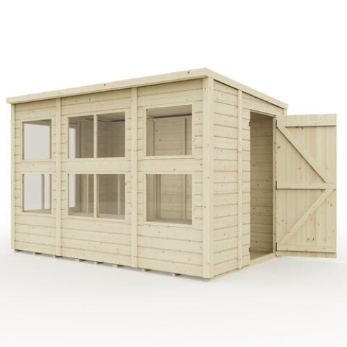 (10ft x 6ft) Storehaus Potting Shed with Pent Roof 1