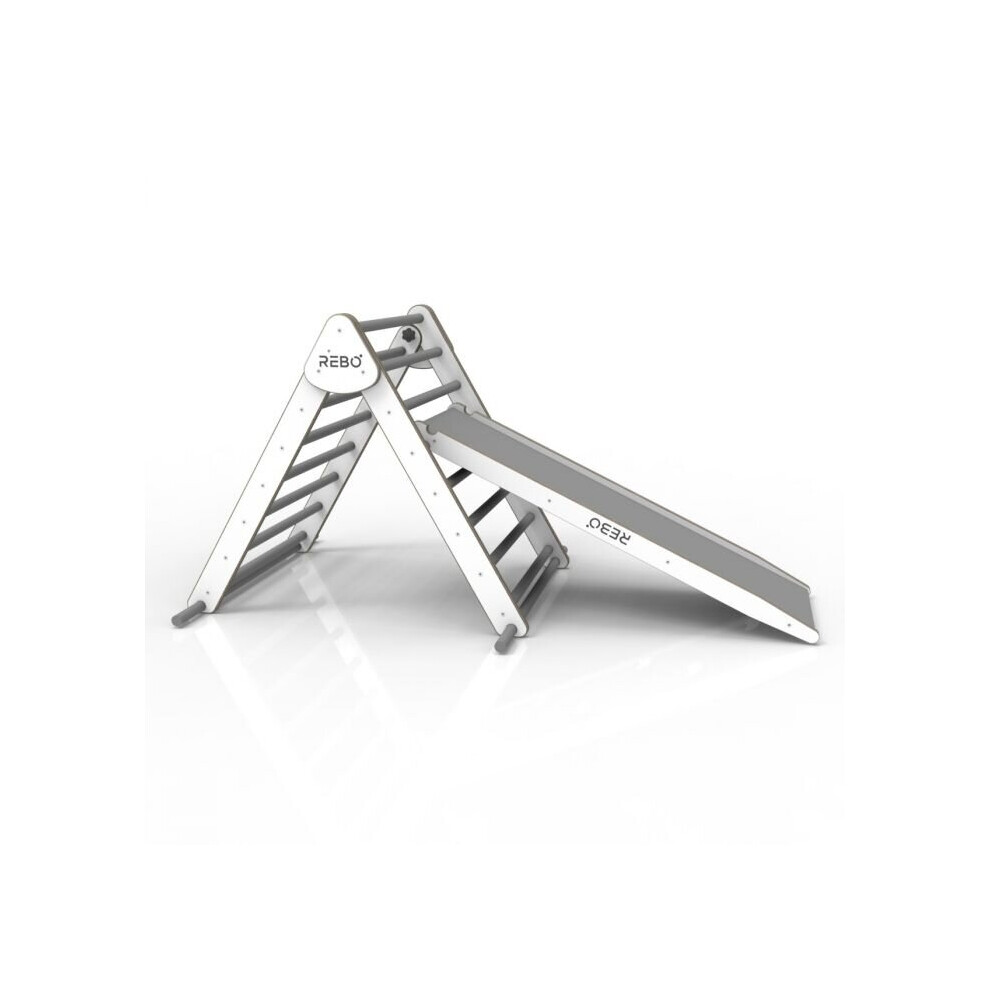 Rebo (Triangle & Ramp) Montessori Pikler Style Climbing Triangle