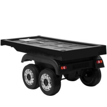 OutdoorToys Licensed Actros 12V Ride On Lorry Trailer - Black