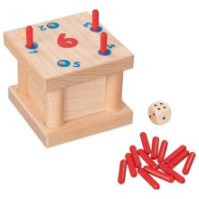 Holzwürfelspiel - GOKI - Ich brauche eine Sechs - Für Kinder - Ab 5 Jahren