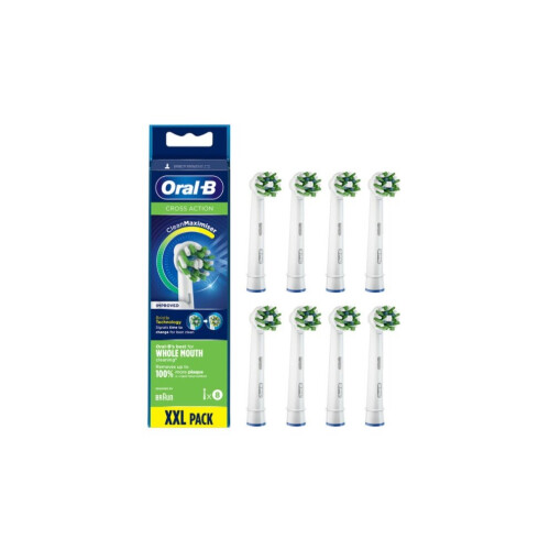 Oral-B Oral-B CrossAction Brush Heads, 8 Pack