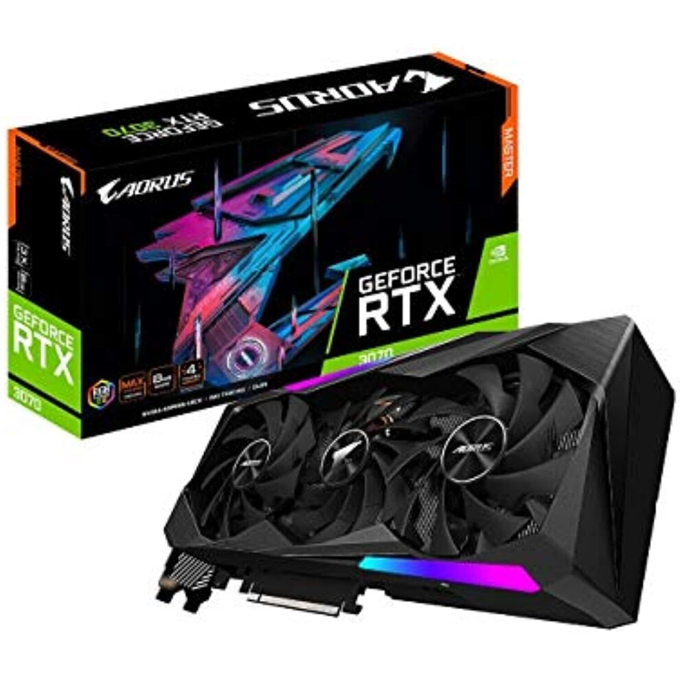 GIGABYTE AORUS GeForce RTX 3070 DirectX 12 GV-N3070AORUS M-8GD 8GB