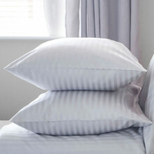 (Stripe Pillows Pair) High Quality Egyptian Cotton Memory Foam Pillow Air Flow Pillow & Pillowcases