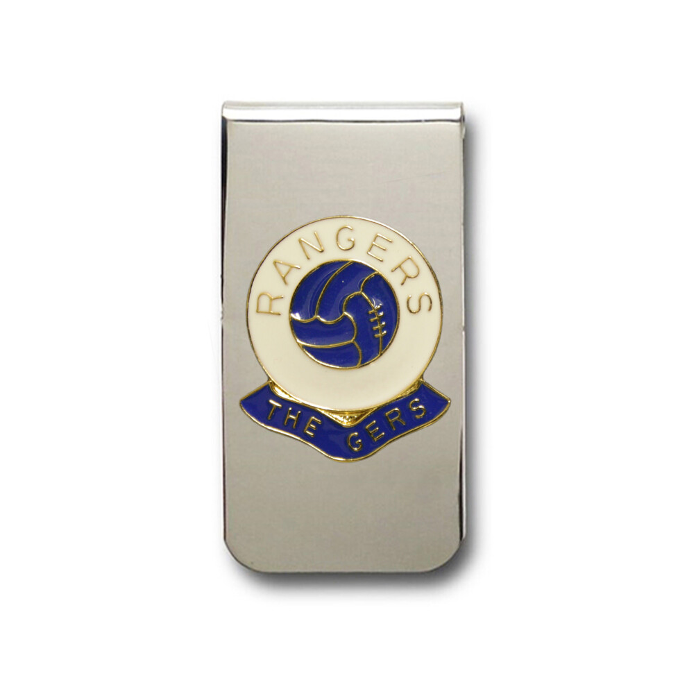 Glasgow Rangers football club chrome money clip