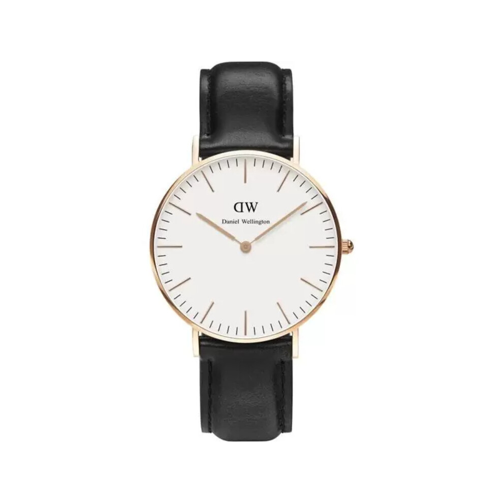 Daniel Wellington 0508Dw Classic Sheffield White Dial Watch Women's Black