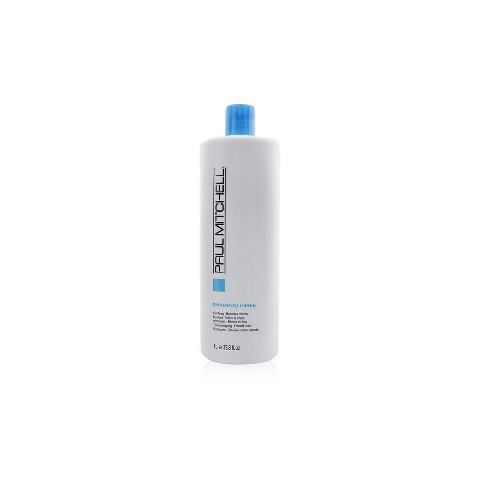 Paul Mitchell Shampoo Three (Clarifying - Removes Chlorine) 1000ml/33.8oz