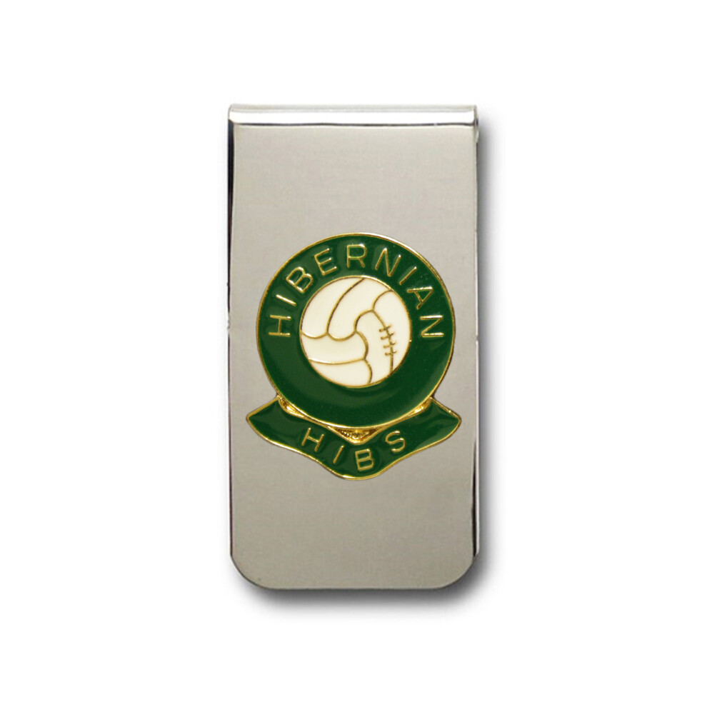 Hibernian football club chrome money clip