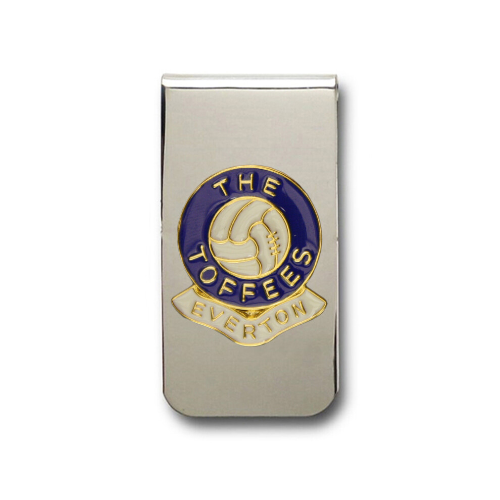 Everton football club chrome money clip