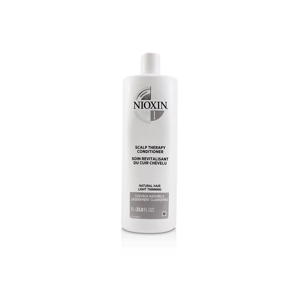 Nioxin Density System 1 Scalp Therapy Conditioner (Natural Hair, Light Thinning) 1000ml/33.8oz