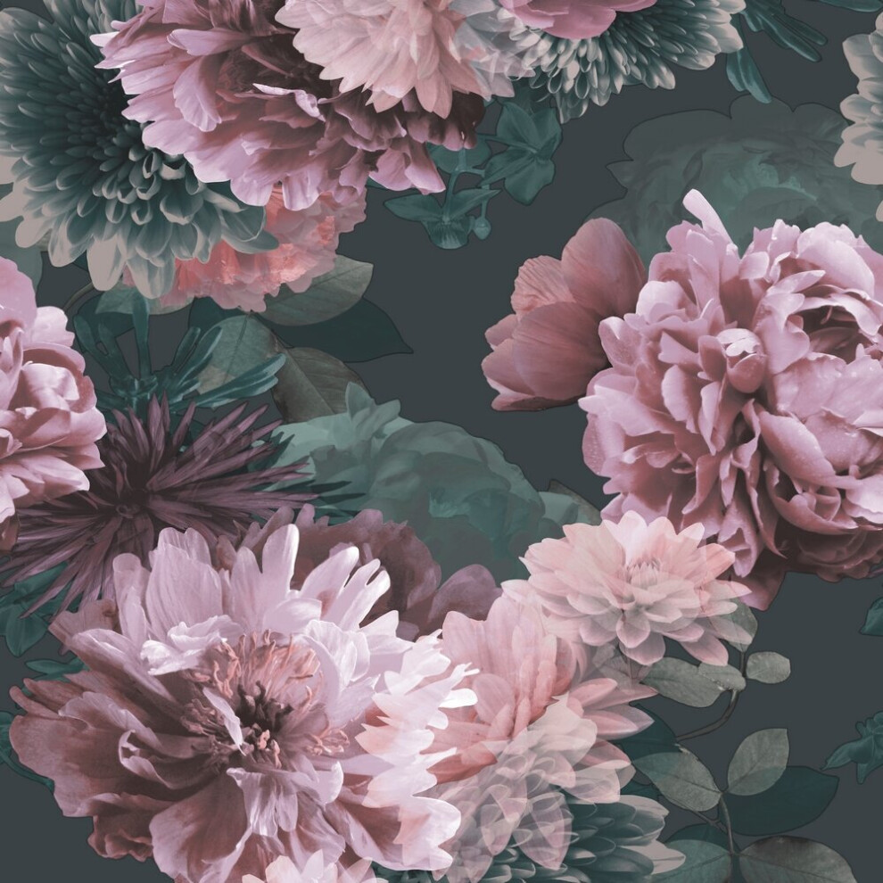 Muriva Lipsy London Issey Green Blush Wallpaper 144061