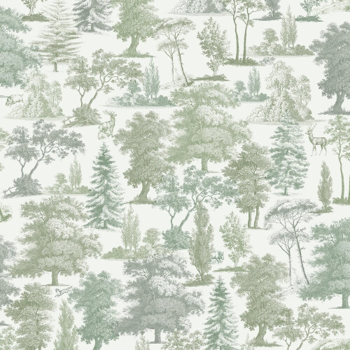 Muriva Muriva Oakley Green Wallpaper 201502