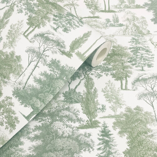 Muriva Muriva Oakley Green Wallpaper 201502 1