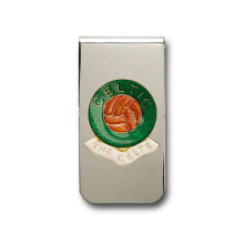 Glasgow Celtic football club chrome money clip