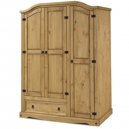 Mercers Furniture Corona 3 Door 1 Drawer Wardrobe 1