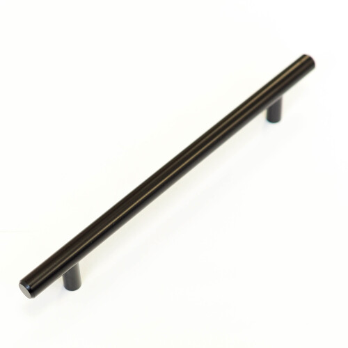 160mm Matt Black Steel T Bar Handles