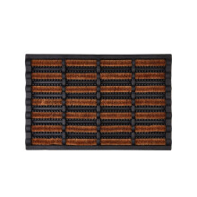 Boot Scraper Door Mat Rubber and Coir Heavy Duty Entrance Mat 60x40cm
