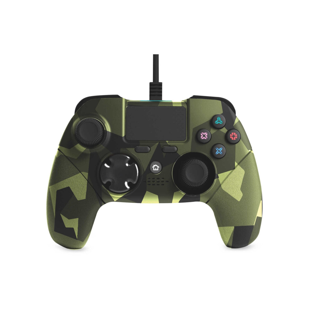 (Green Camo) X Rocker PS4 Wired Controller Gaming Pad Neo Storm Camo PlayStation 3 4 NEW