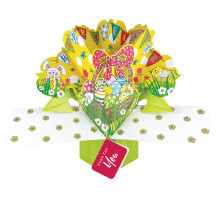 Just For You Happy Easter Pop Up Greeting Card 3D Cards