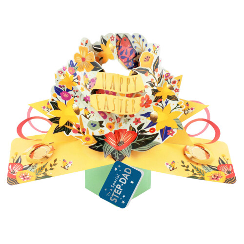 Pop Up Easter Card To A Special Step-Dad Spring Celebration 3D Pop Up Cards 1