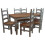 Mercers Furniture Corona Grey Wax 5'0" Dining Table & 4 Chairs 2