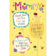 Cute Mummy I Love You Happy Mother's Day Card Quality Greeting Cards